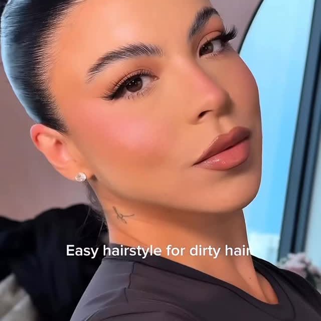 Dirty hair? Not a problem here—the perfect excuse for a slick back bun with your custom Prose products. 🫧