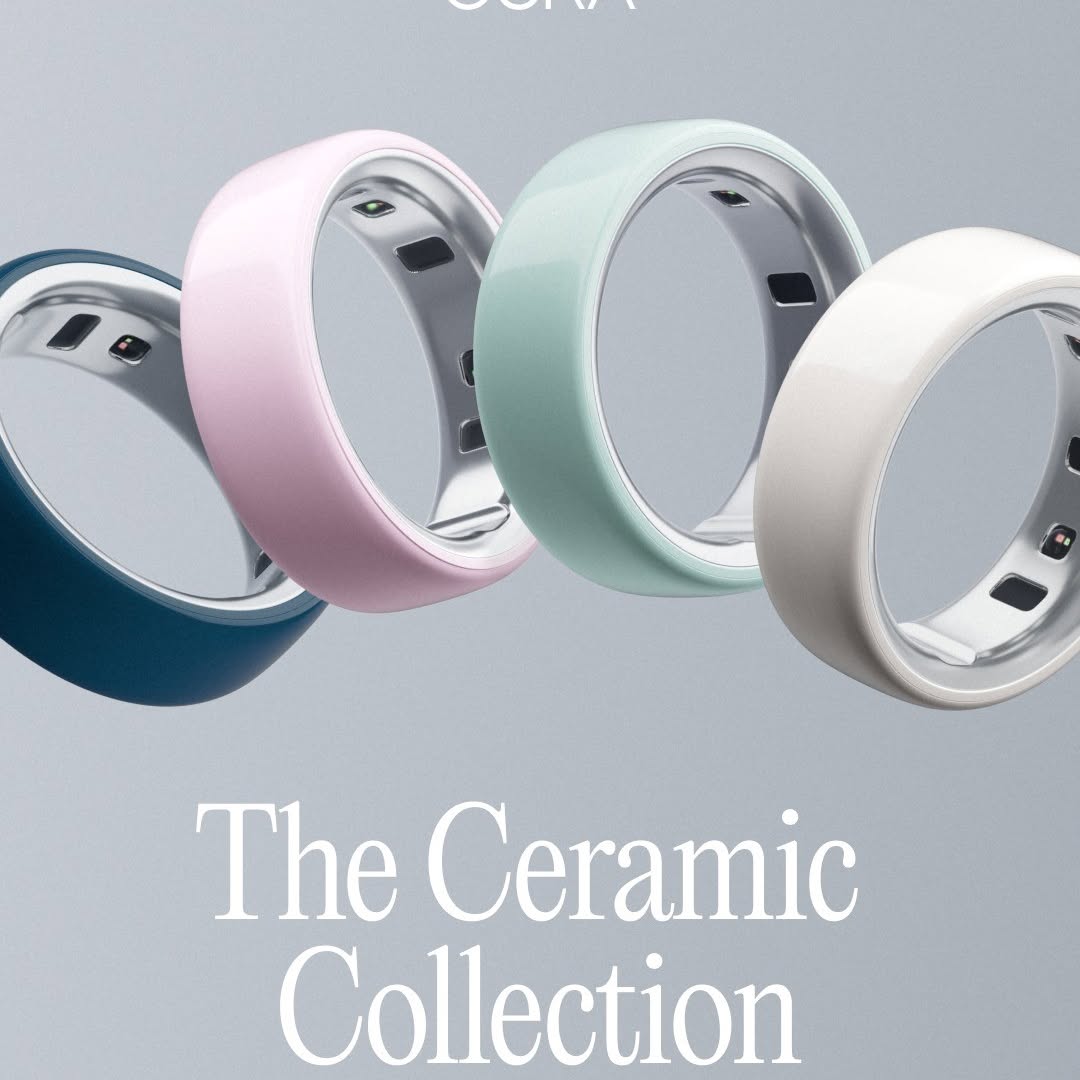 Midnight. Tide. Petal. Cloud.

Introducing the Ceramic Collection, a colorful expression of our Oura Ring 4 technology. The updated, high-performance ceramic exterior is comfortable and durable — designed to keep up with you and all that you do.

The Ceramic Collection is now available.