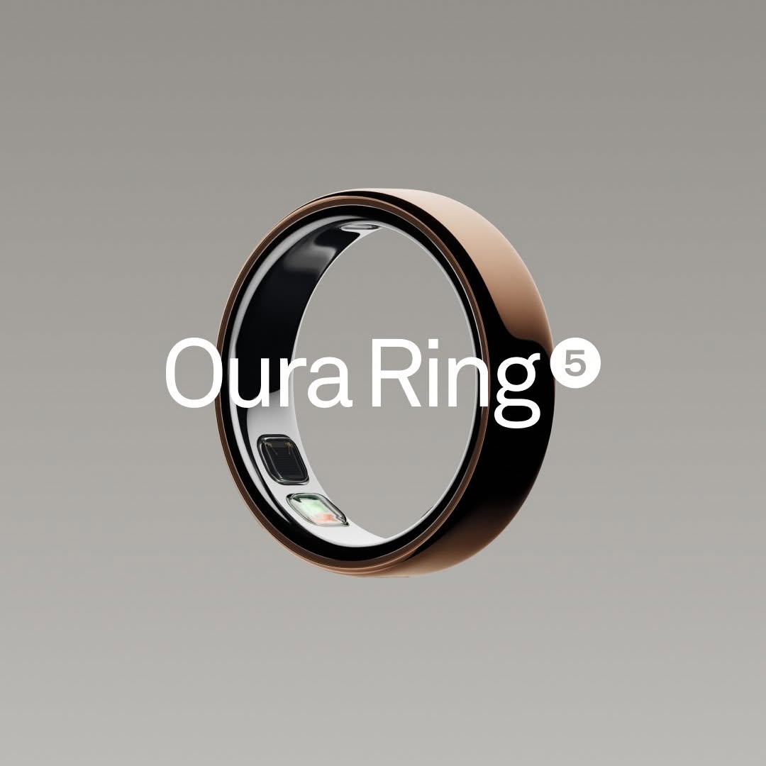 Meet the all new Oura Ring 5 — the world’s smallest smart ring, now available for pre-order.

Thinner, lighter, more durable, and more powerful than ever before, Oura Ring 5 is 40% smaller than the previous generation. It’s built to blend in seamlessly with your life. So comfortable, you’ll forget it’s there. 

With completely redesigned sensors, Oura Ring 5 brings research-grade accuracy across more than 50 health metrics across sleep, activity, recovery, stress, and more. 

Oura Ring 5 is tougher to scratch, with increased durability. Waterproof and built to last through all you do. 

Available in six timeless finishes, including a reimagined Gold that’s lighter and more versatile, and the new Deep Rose — a rich, copper rose. 

Pre-order now at ouraring.com. Shipping around the world starts June 4.