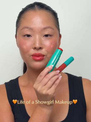 Life of a Showgirl Makeup🧡🪩 Meet the Bundles: The Showgirl: Headliner Glam 🧡 Triple Threat™ Color Stick (Natalia) 🧡 Sheer Strength® Lip-Plumping Peptide Gloss (Taylor) 🧡 Brilliant Eye Brightener™ (Gailon) The Showgirl: Backstage Glow 🧡 Triple Threat™ Color Stick (Olivia) 🧡 Sheer Strength® Lip-Plumping Peptide Gloss (Ruth) 🧡 Brilliant Eye Brightener™ (Ruth) ✨ Shop now at thrivecausemetics.com
