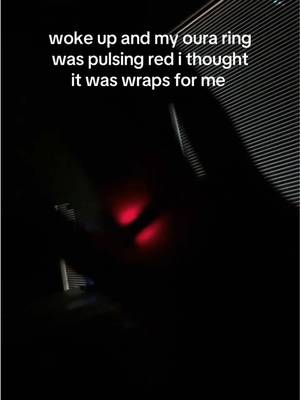 Psst…red doesn’t always = bad       If you noticed your Oura Ring flashing red at night, it’s the sensors tracking various metrics while you sleep. 😴 @al  #ouraring #health #sleep #wellness 